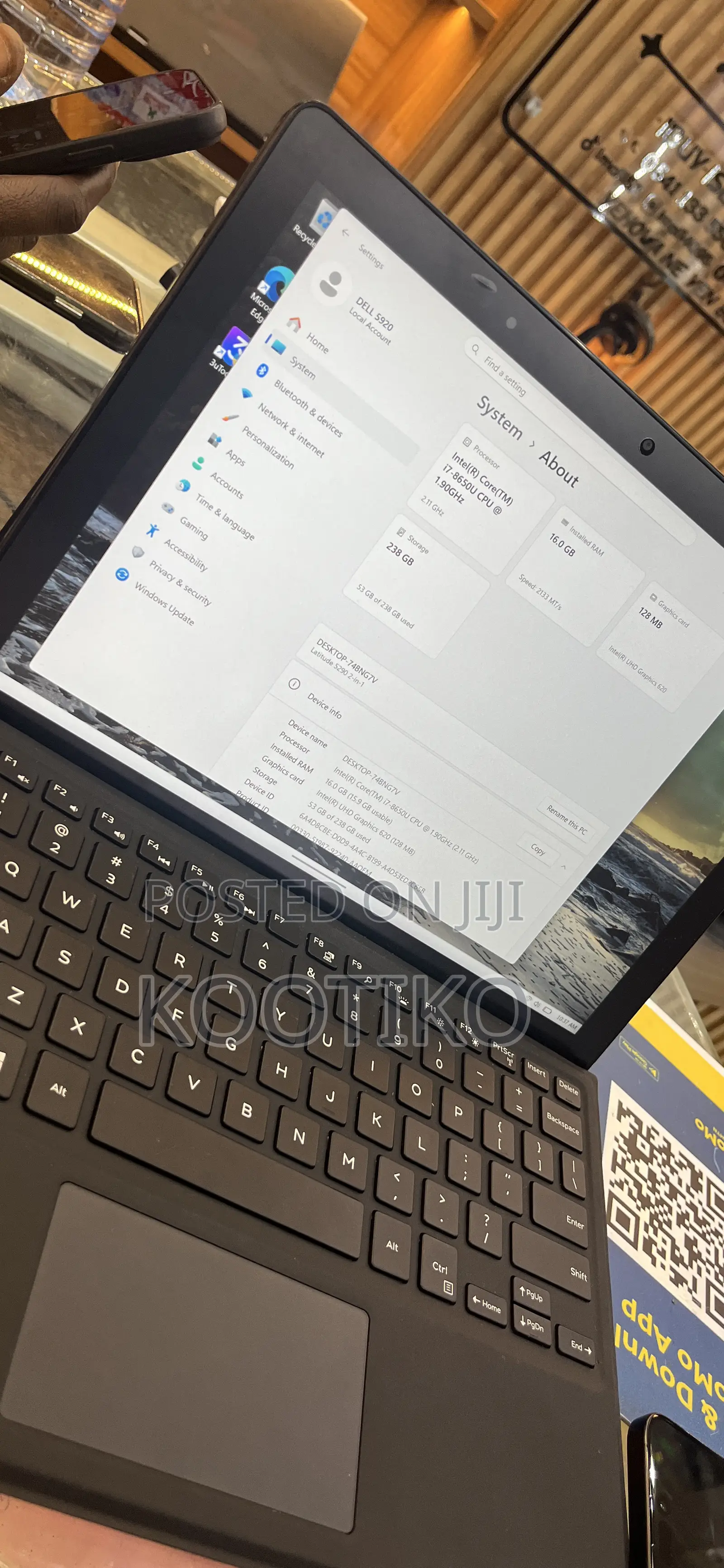 Laptop Dell Latitude 5290 2-in-1 16GB Intel Core i7 SSD 256GB