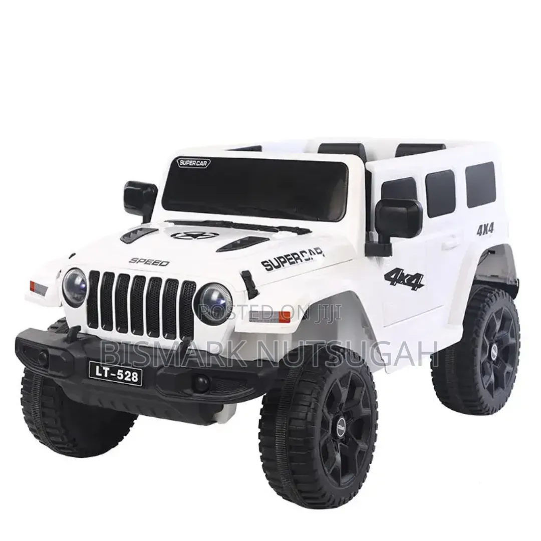 12V Red Jeep Ride-on Electric Toy Car for Kids