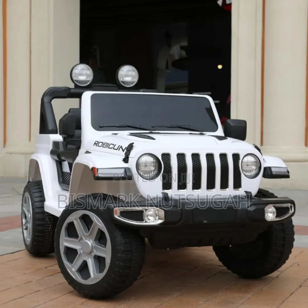 12V Red Jeep Ride-on Electric Toy Car for Kids