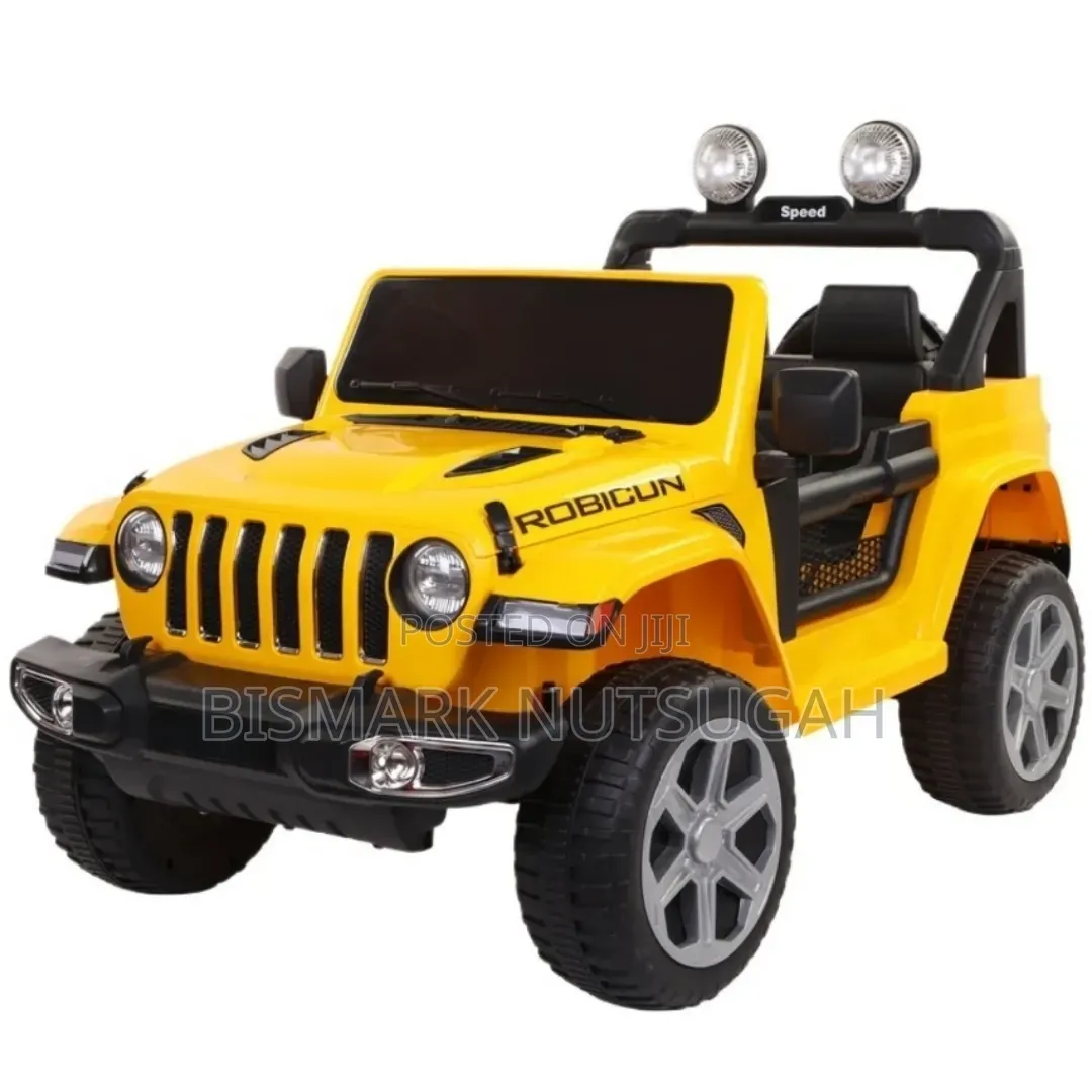 12V Red Jeep Ride-on Electric Toy Car for Kids