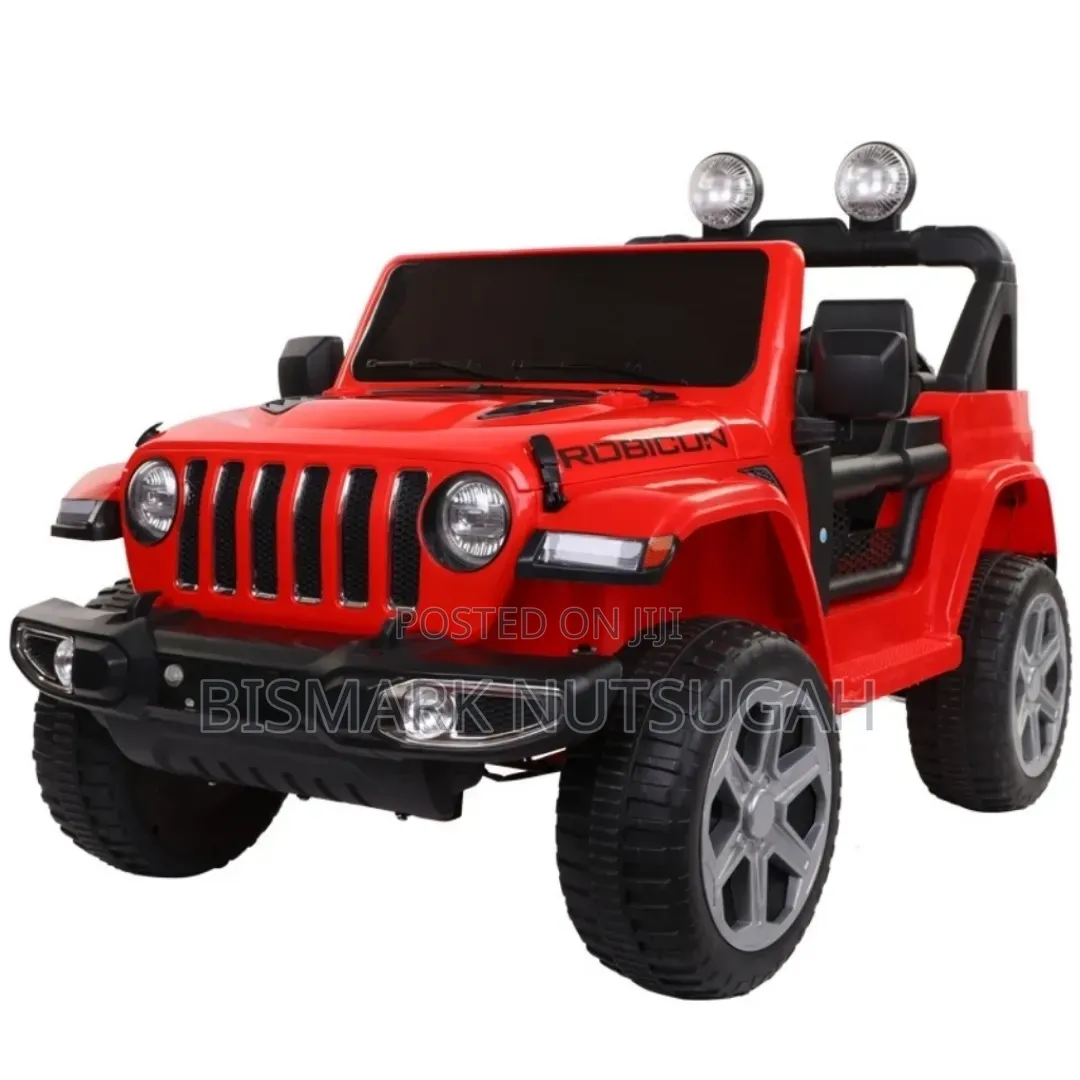 12V Red Jeep Ride-on Electric Toy Car for Kids
