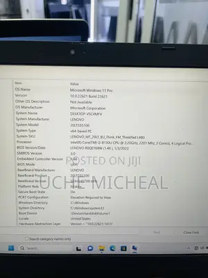 Laptop Lenovo ThinkPad L490 8GB Intel Core i3 SSD 256GB
