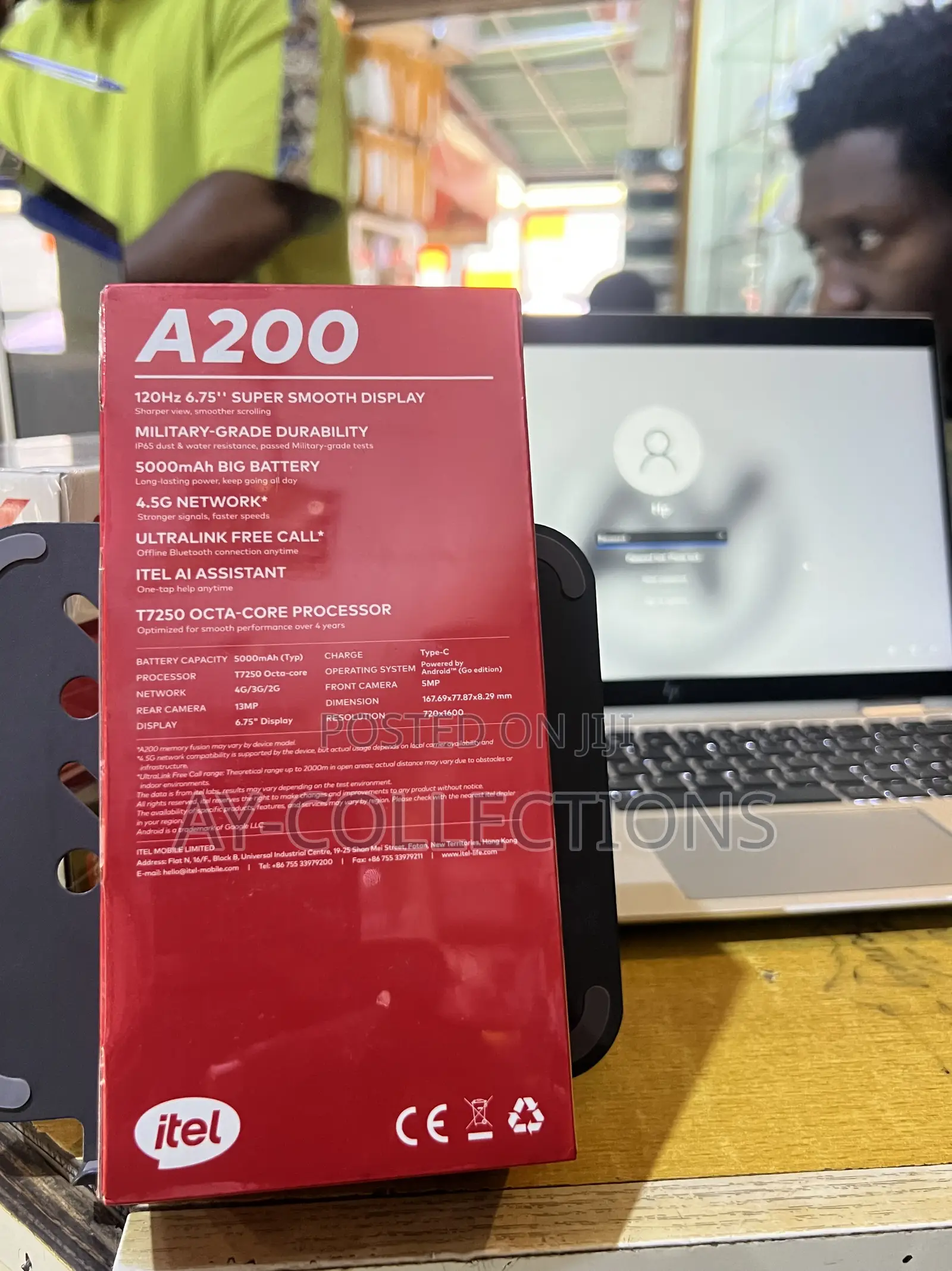 New Itel City 200 128 GB Black