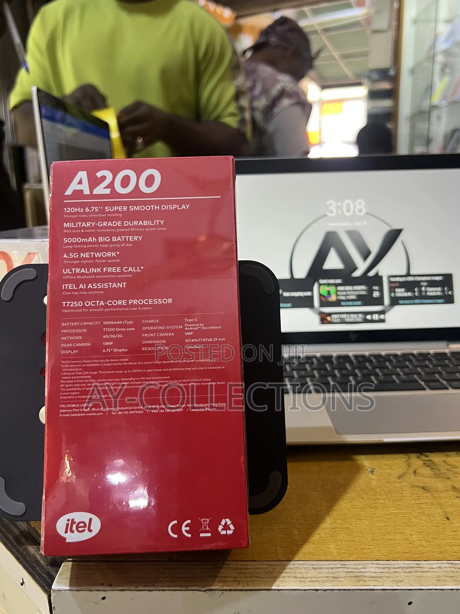 New Itel City 200 128 GB Black