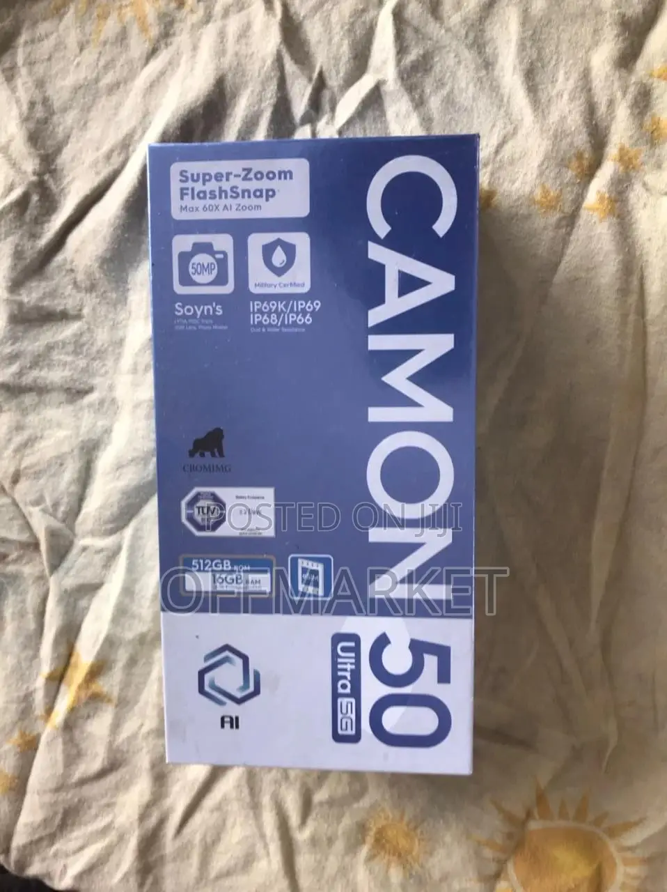 New Tecno Camon 50 Ultra 512 GB Black