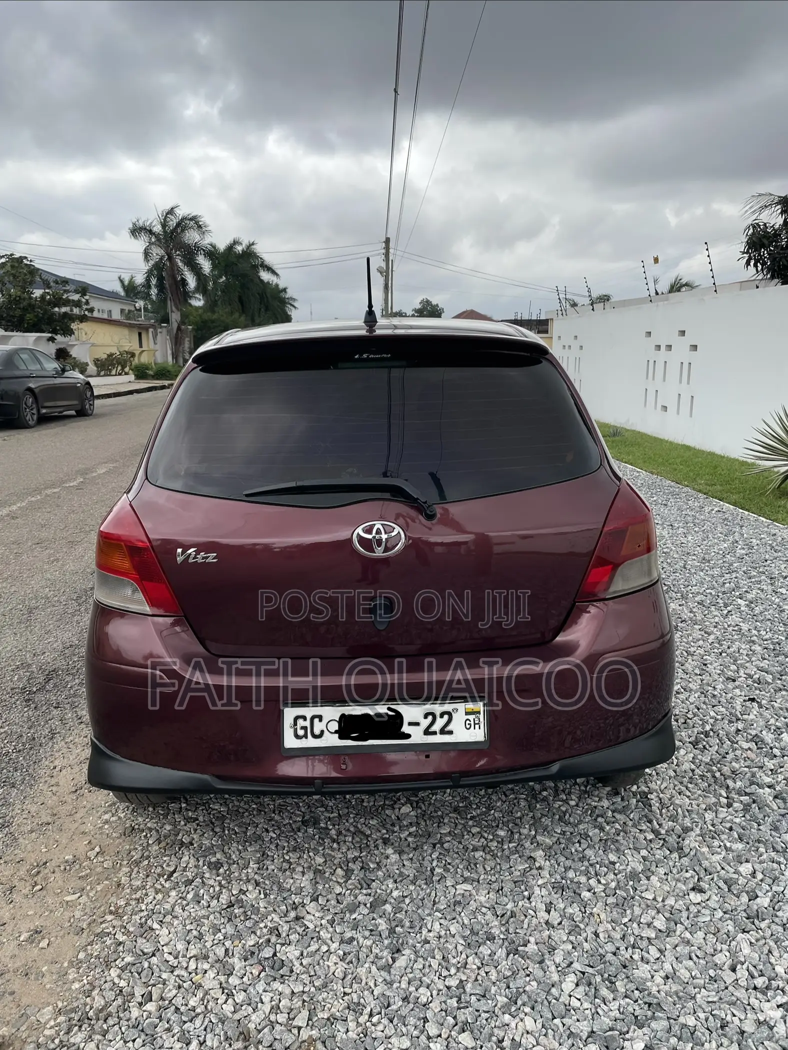Toyota Vitz 1.3 FWD 5dr 2009 Burgundy