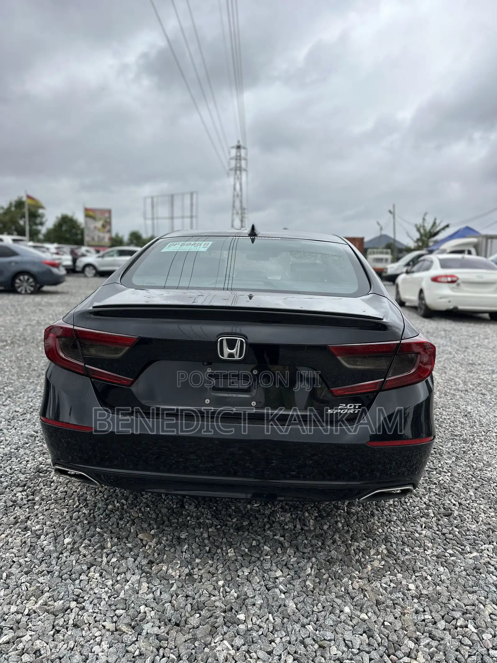 Honda Accord Sport (2.0L 4cyl Turbo 10A) 2019 Black