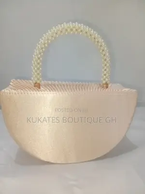 A Satin Clutch Bag