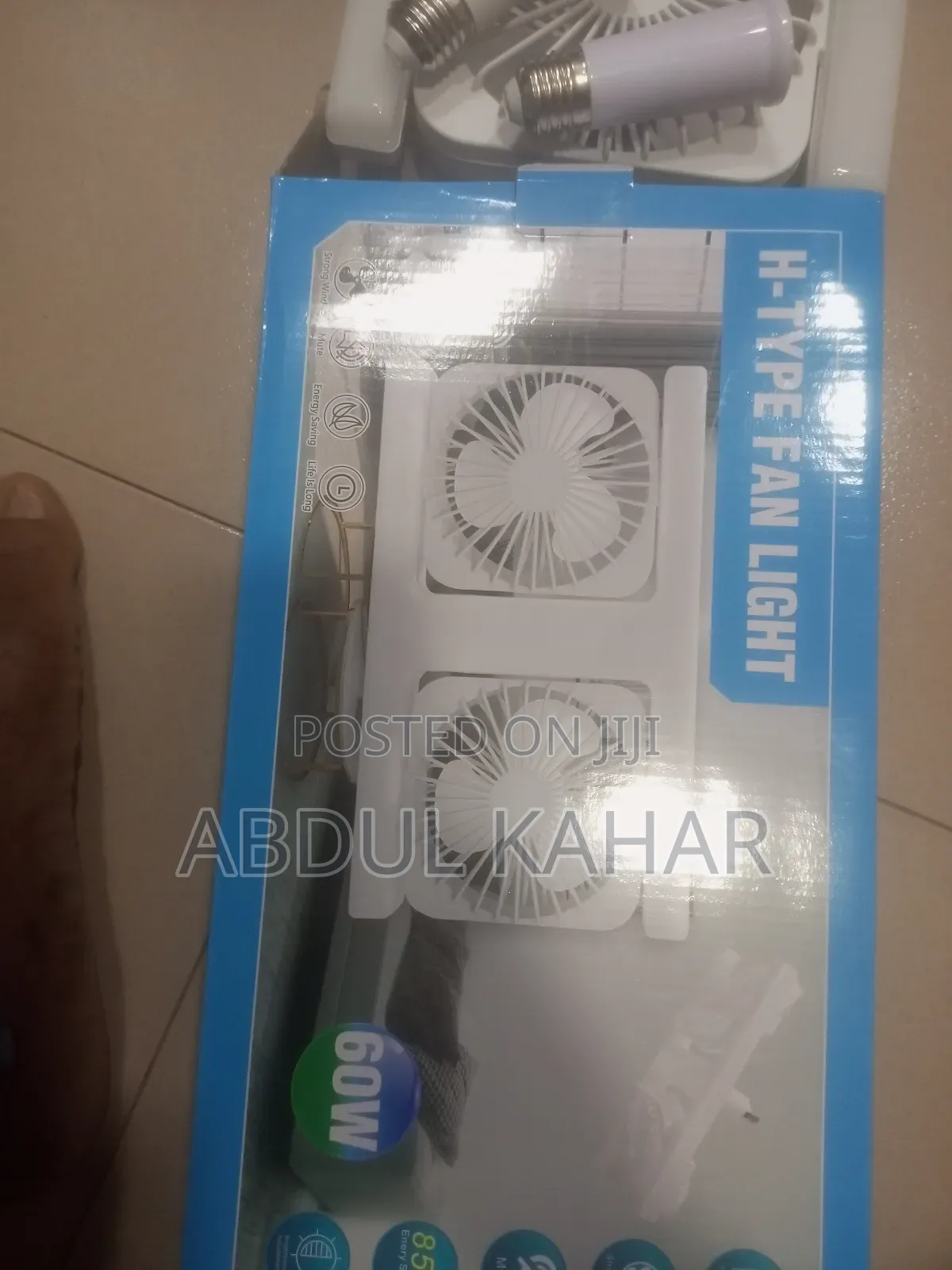 H-Type Ceiling Fan With Lights