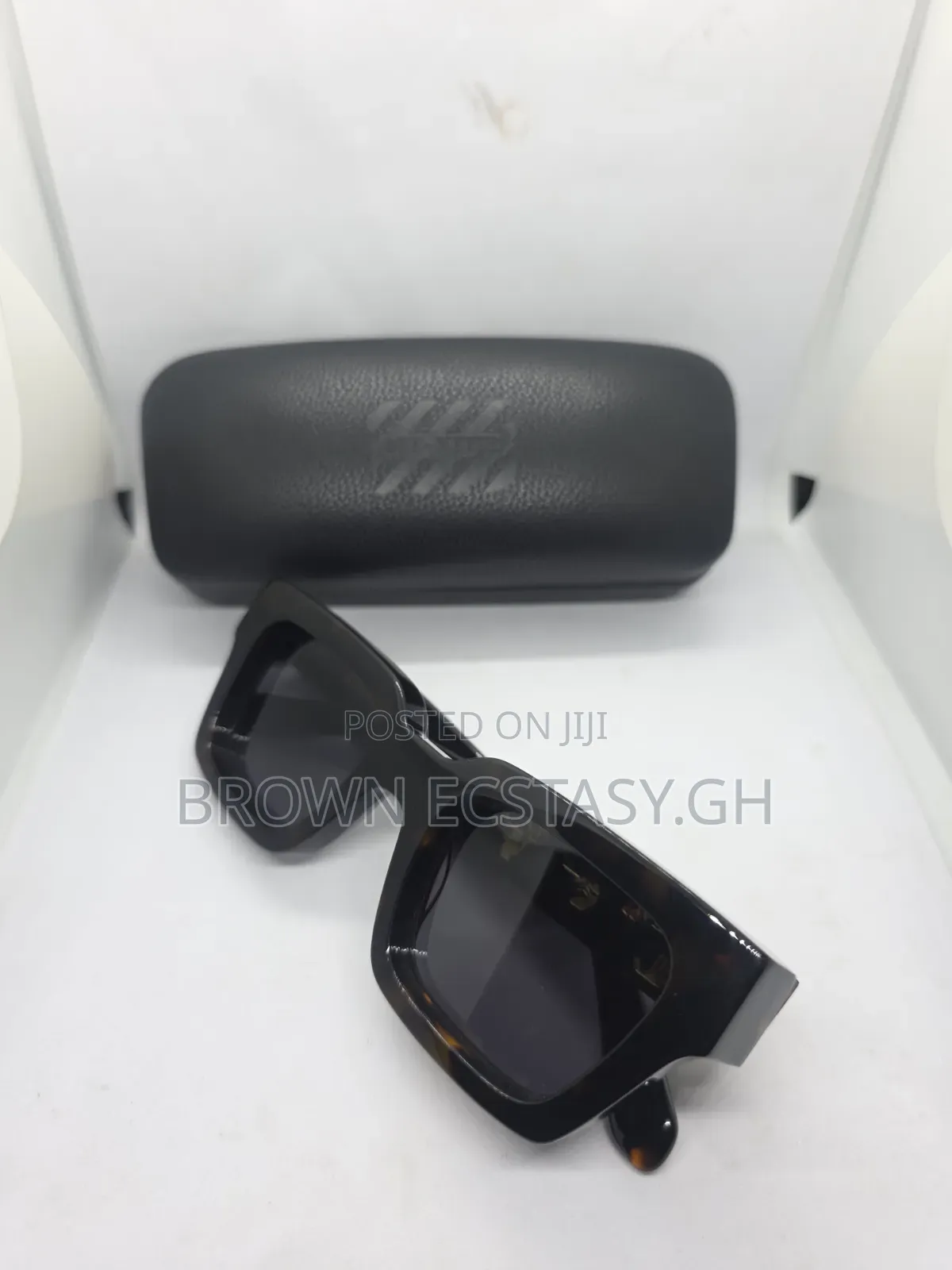 Off-White Brown Sunglasses