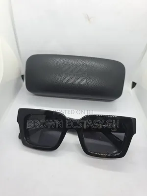 Off-White Brown Sunglasses