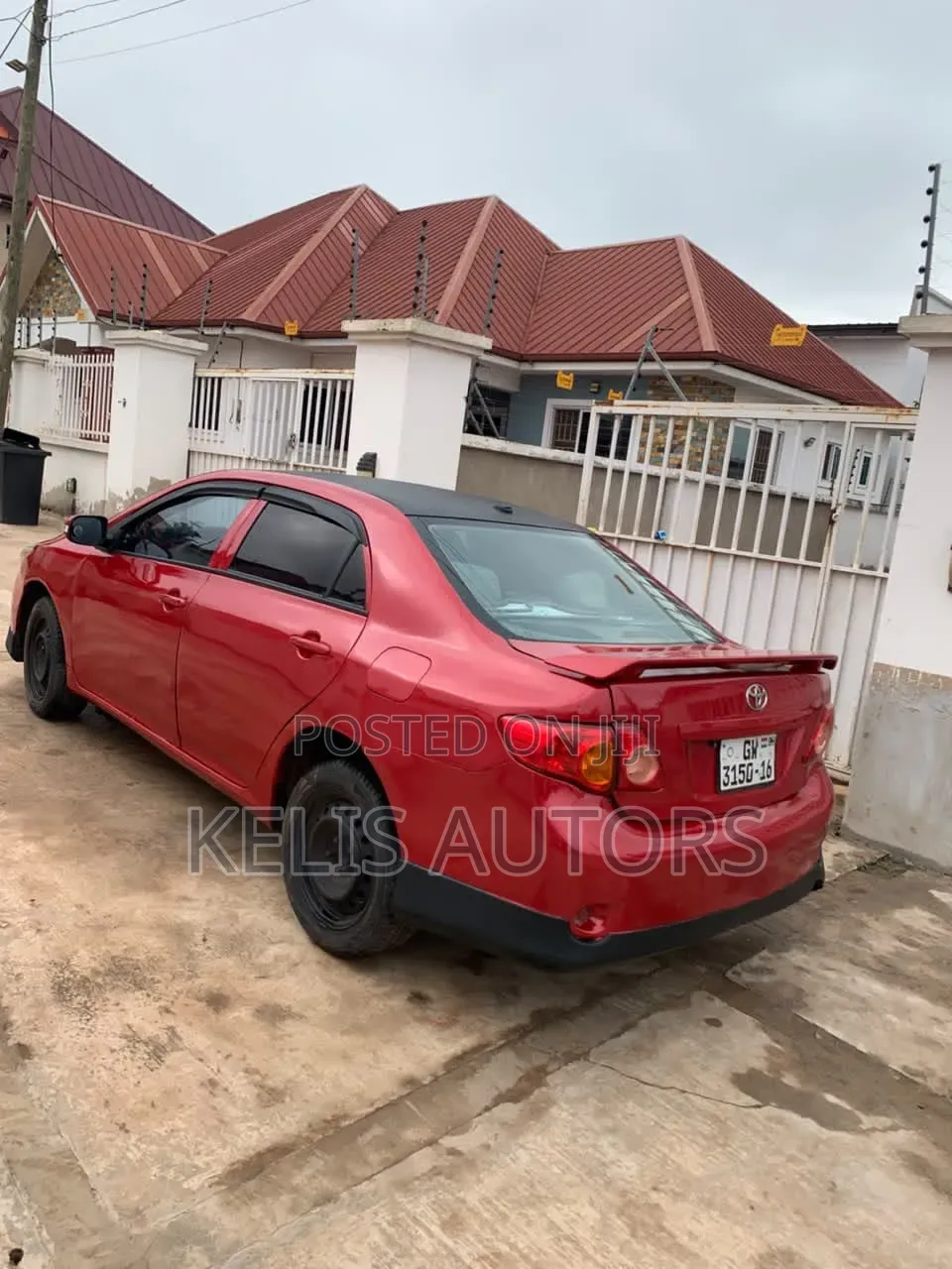 Toyota Corolla 2009 Red