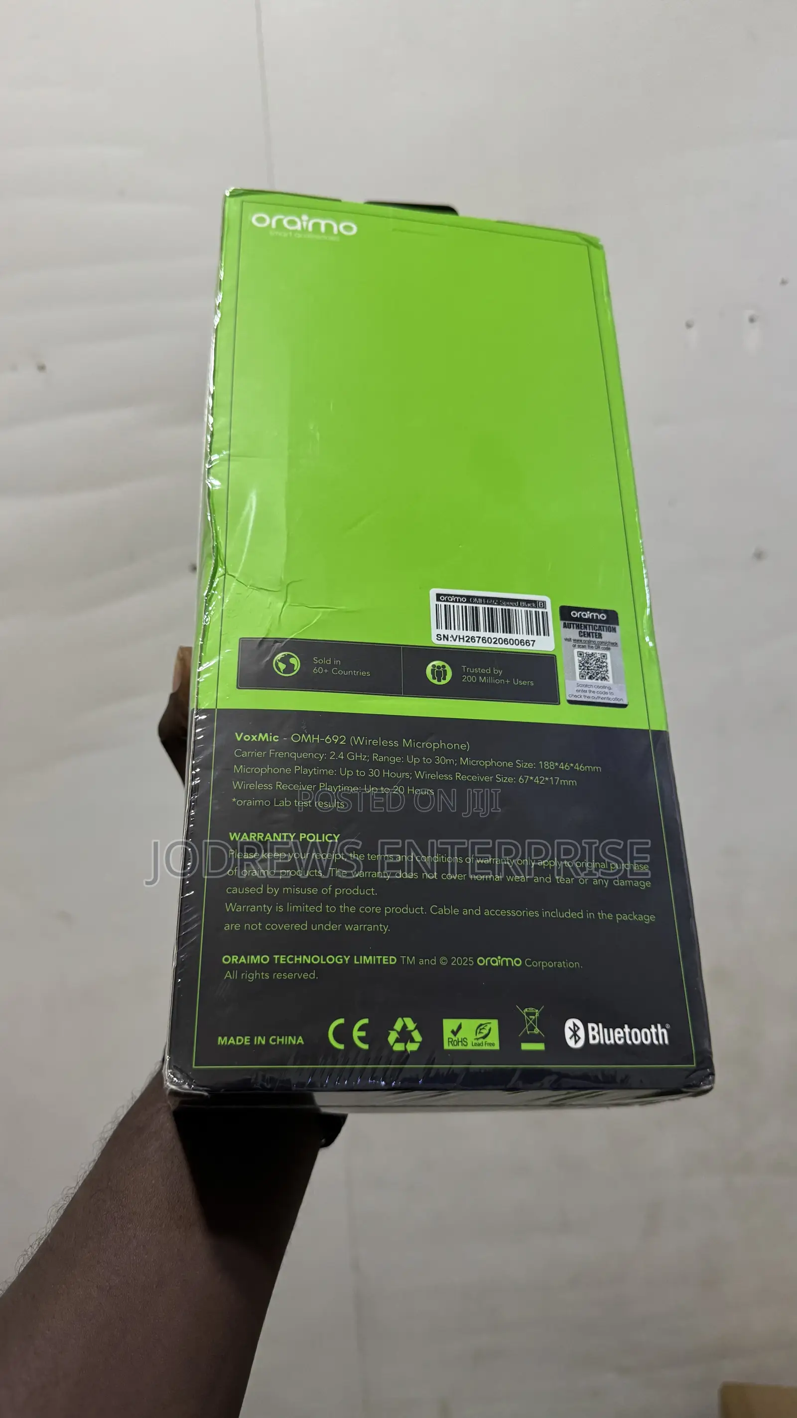 Oraimo VoxMic Wireless Microphone