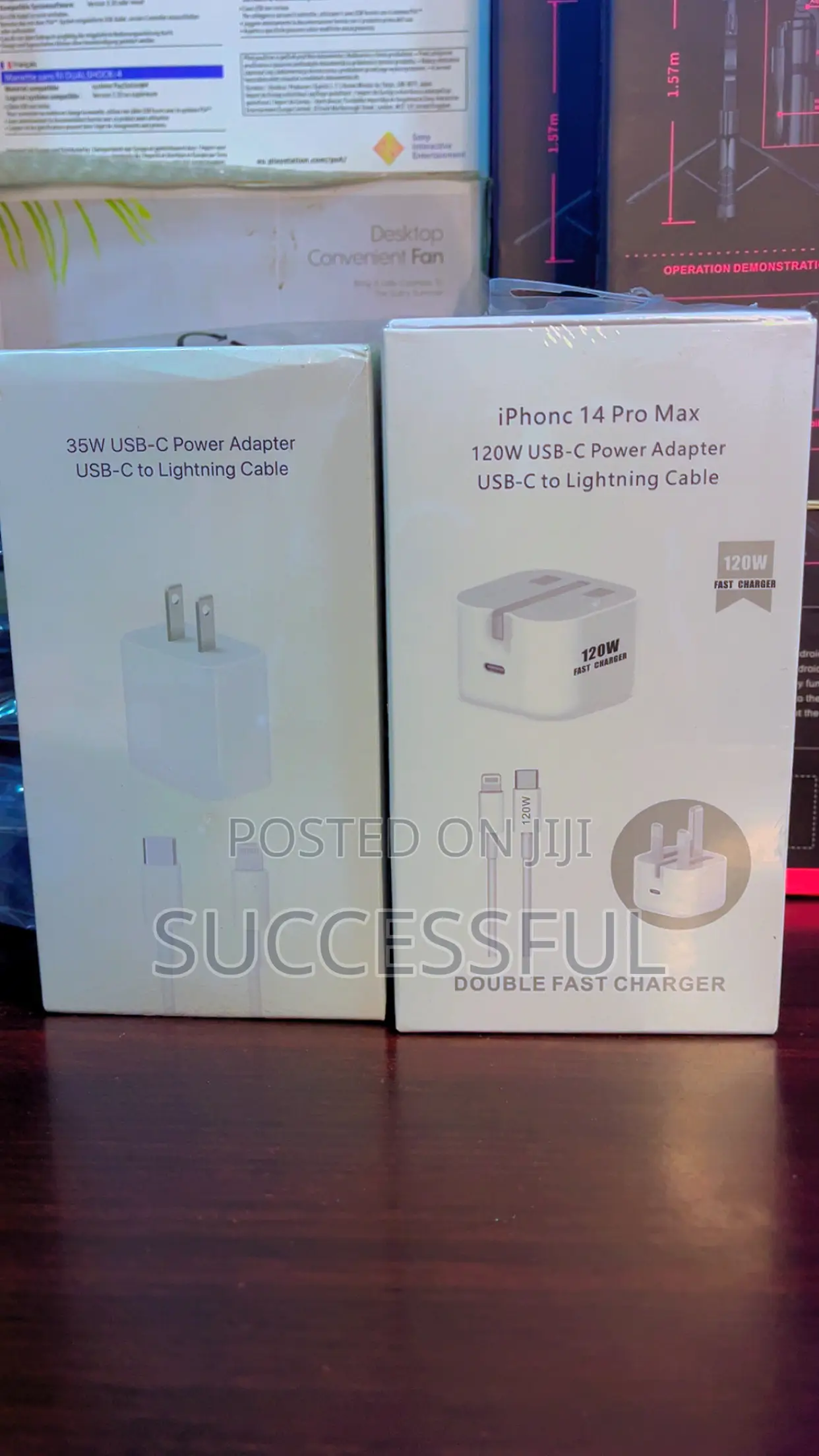 Original Phone Chargers + Cables + Phone Holders