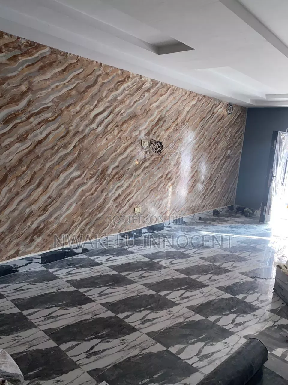 Wall and Piller Marble Effect