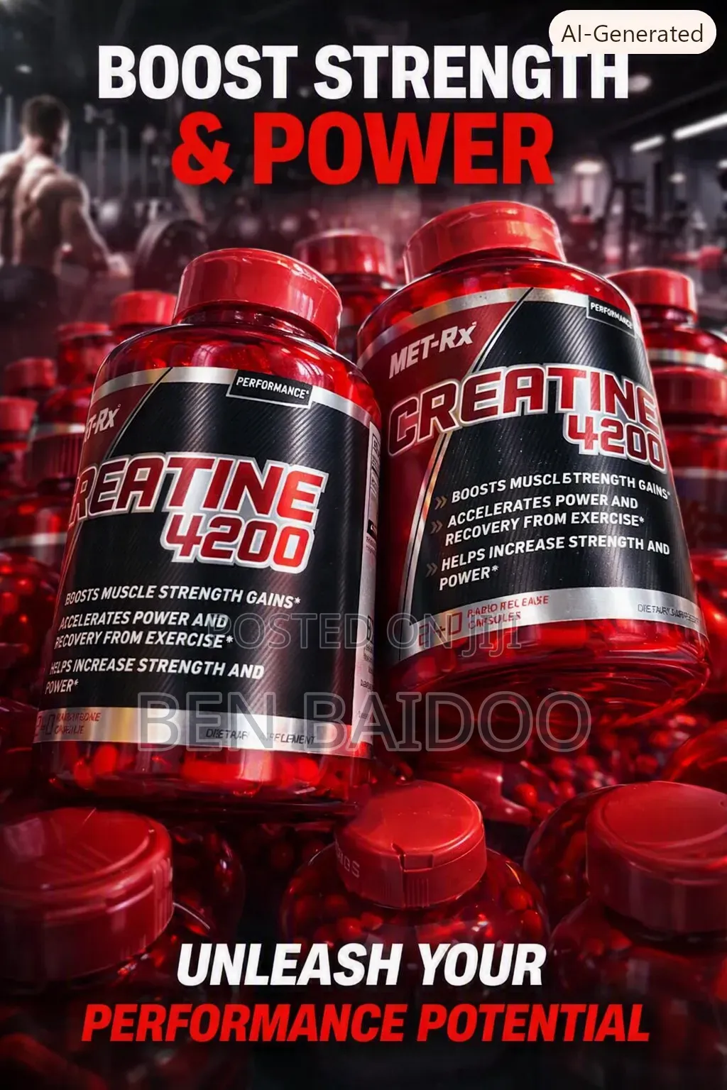 Met-Rx Creatine Capsules (Boost Strength Power)