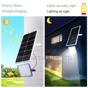 Double-Sided Charging Solar Flood Light