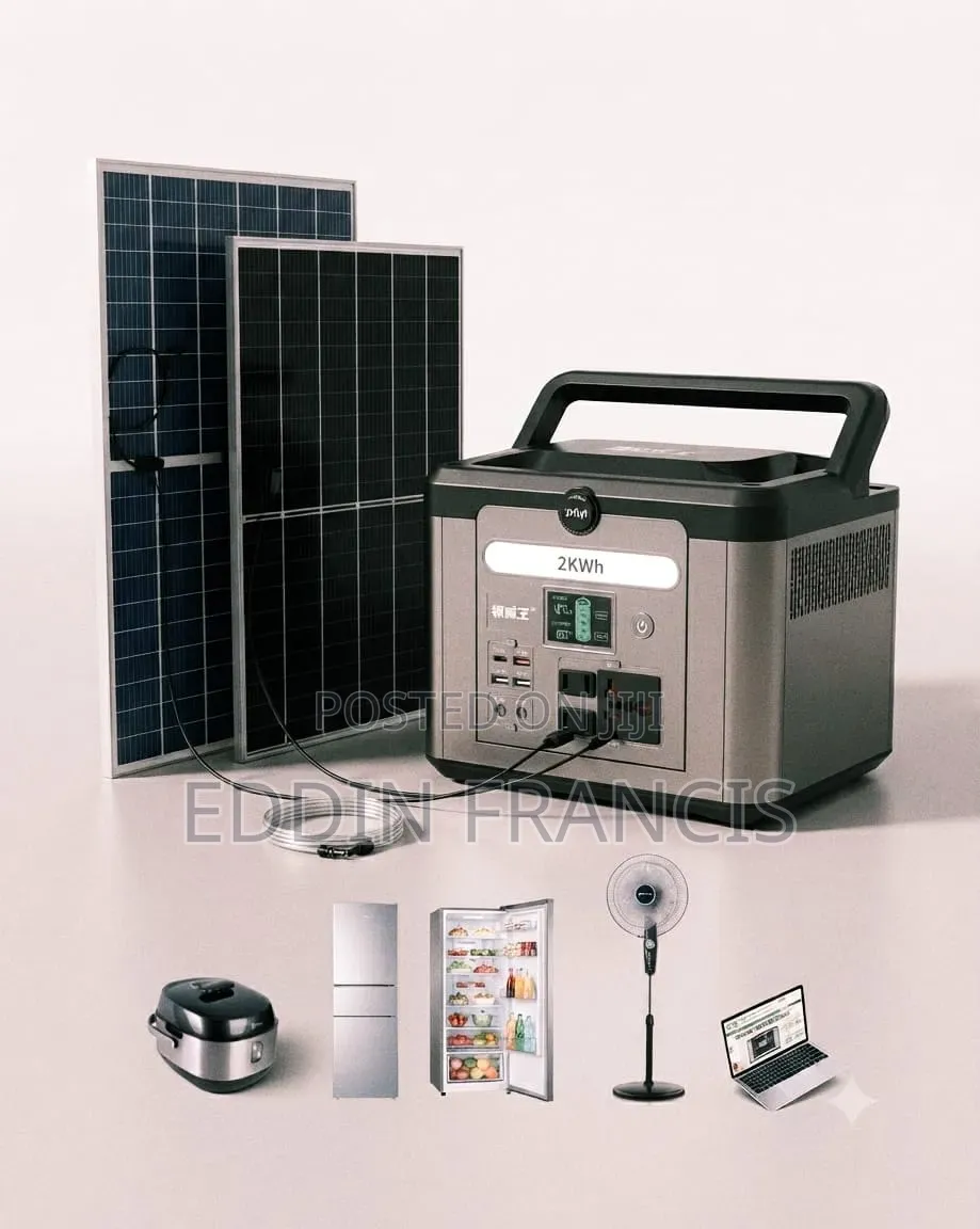 2Kwh Lifepo4 Solar Power Station Plus Panel