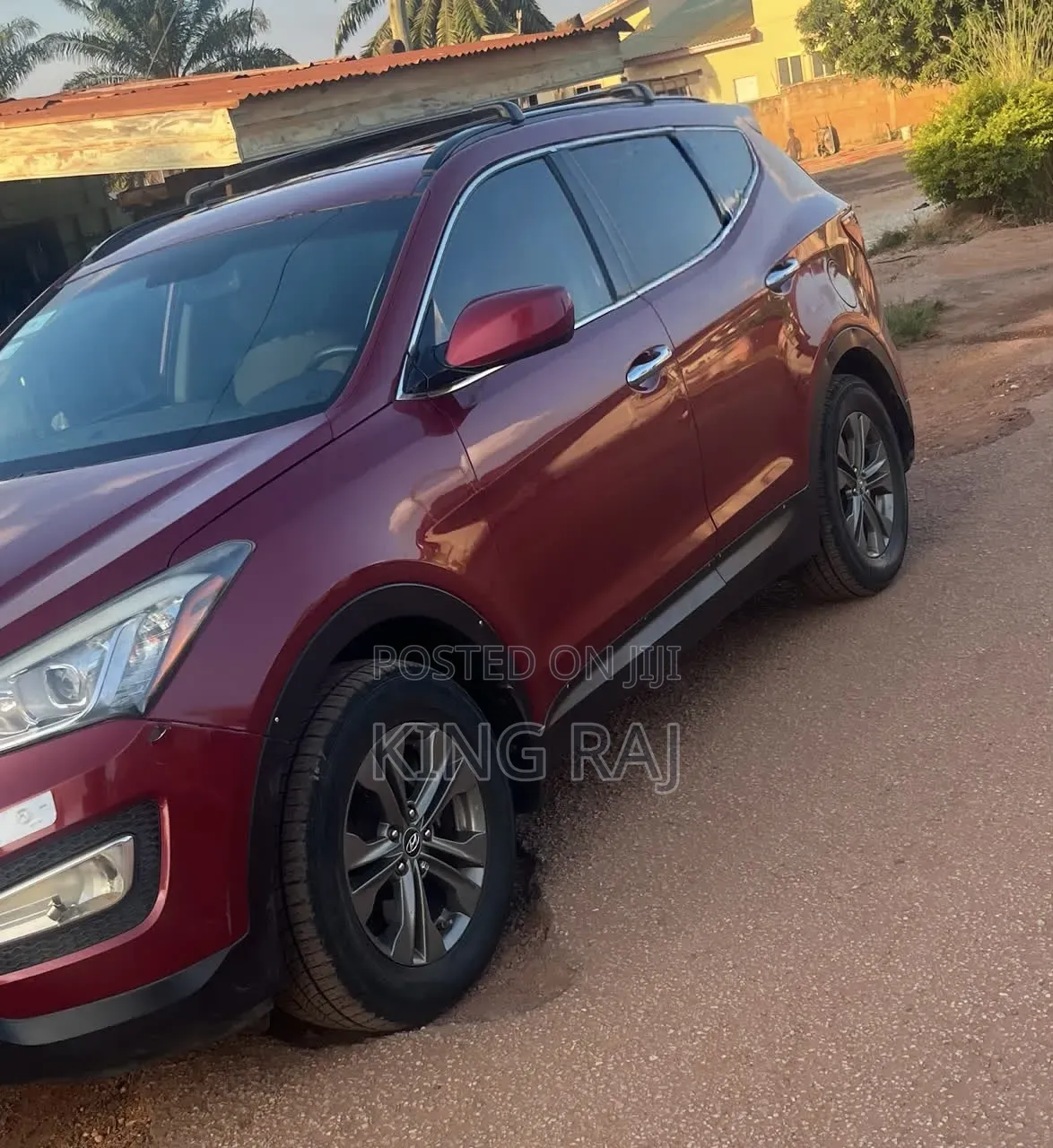 Hyundai Santa Fe 2014 Red