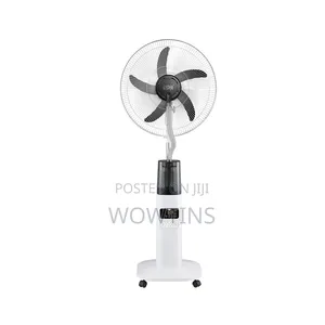 18-Inch Misting Solar-Rechargeable Fan
