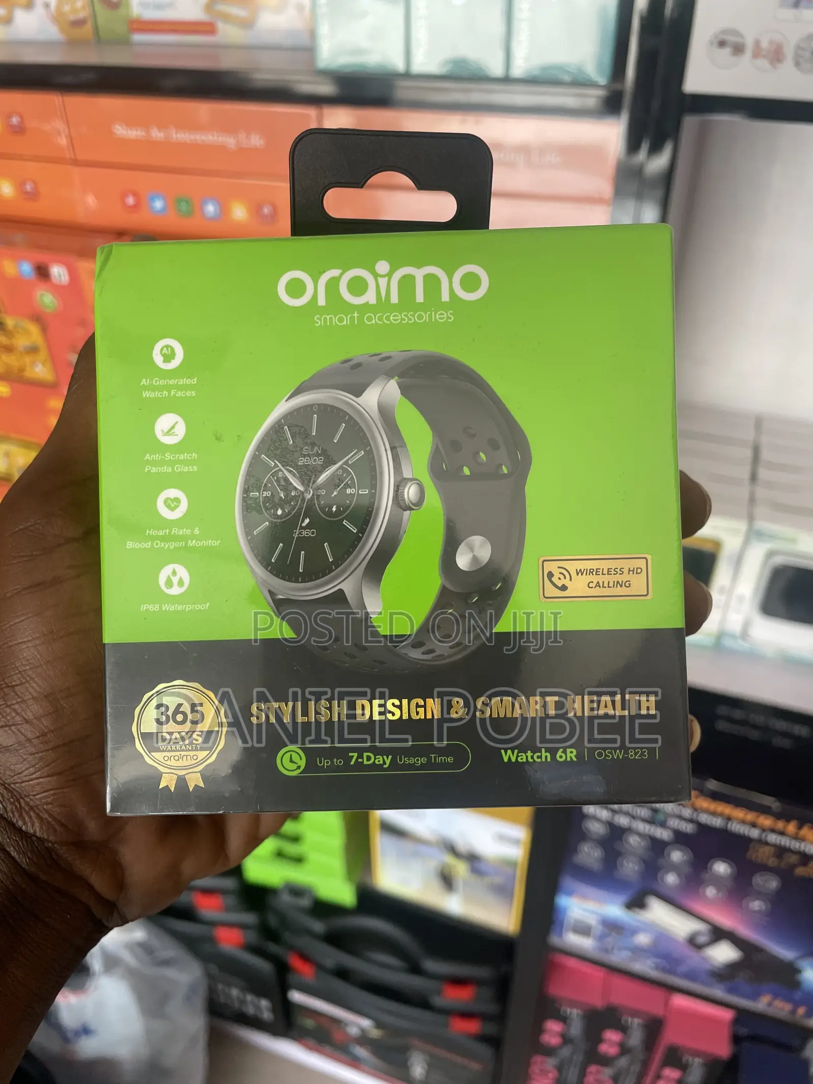 Oraimo Watch 6R Smartwatch With Bluetooth Calling