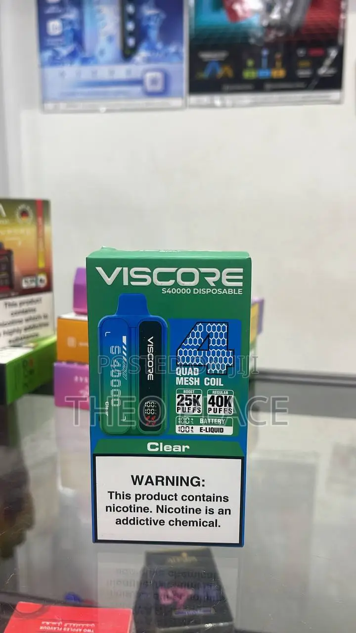 VISCORE S40000 Disposable Vape – Quad Mesh Coil | 40,000 Puffs |