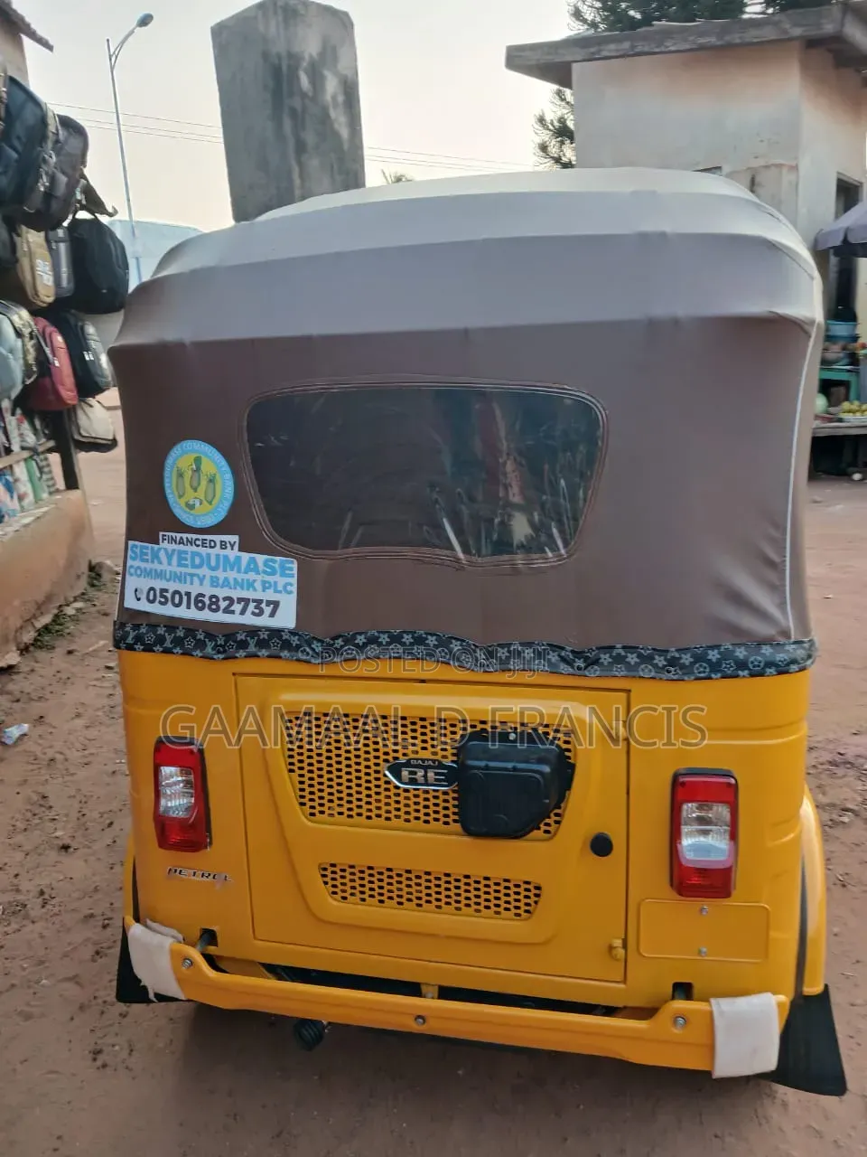 New Bajaj RE 2025 Yellow