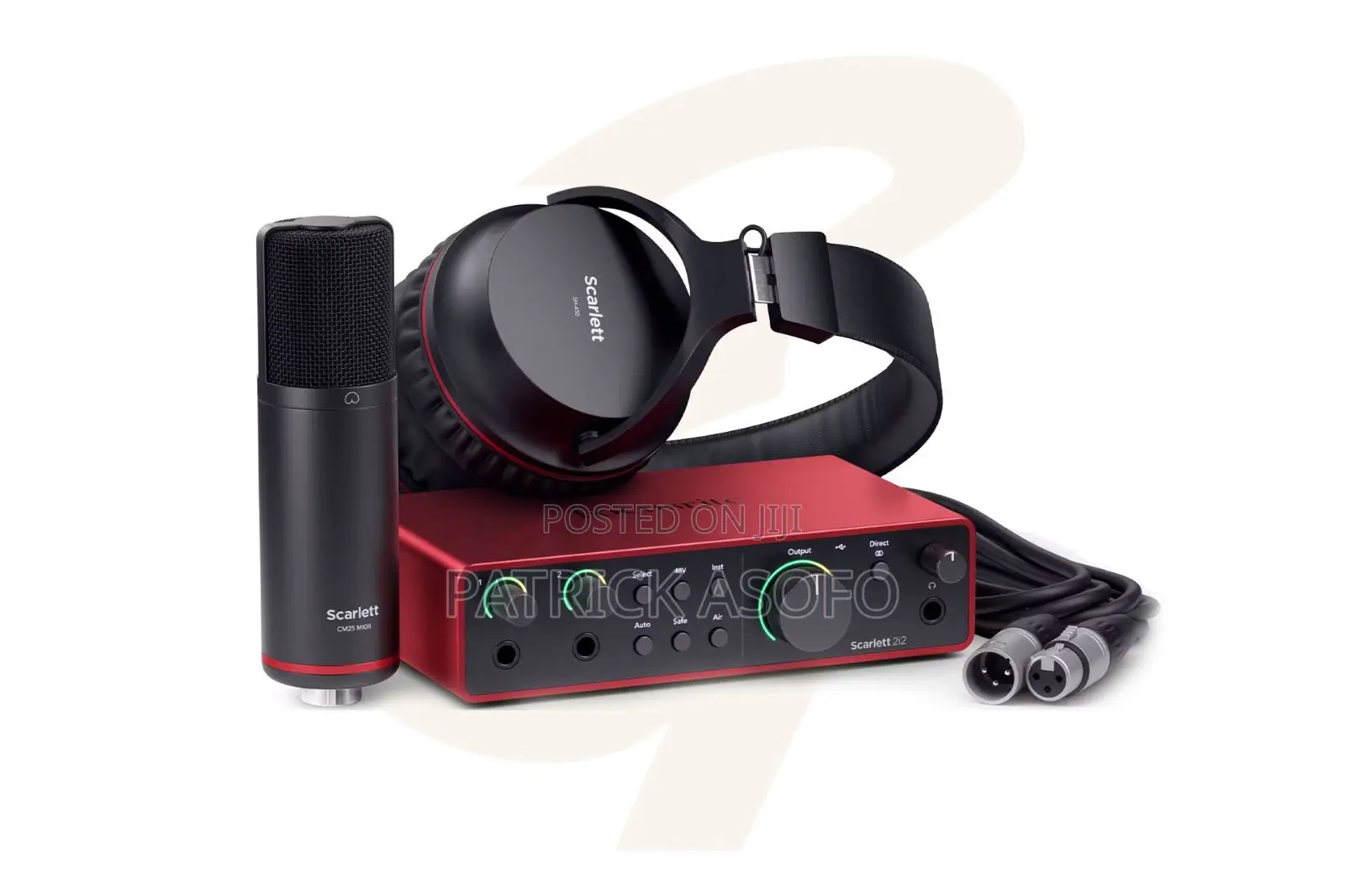 Focusrite Scarlett 2i2 Studio 3rd Gen Recording Bundle
