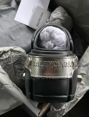 Original BALENCIAGA X CROCS Hardcore Slides (Black)