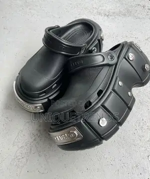 Original BALENCIAGA X CROCS Hardcore Slides (Black)
