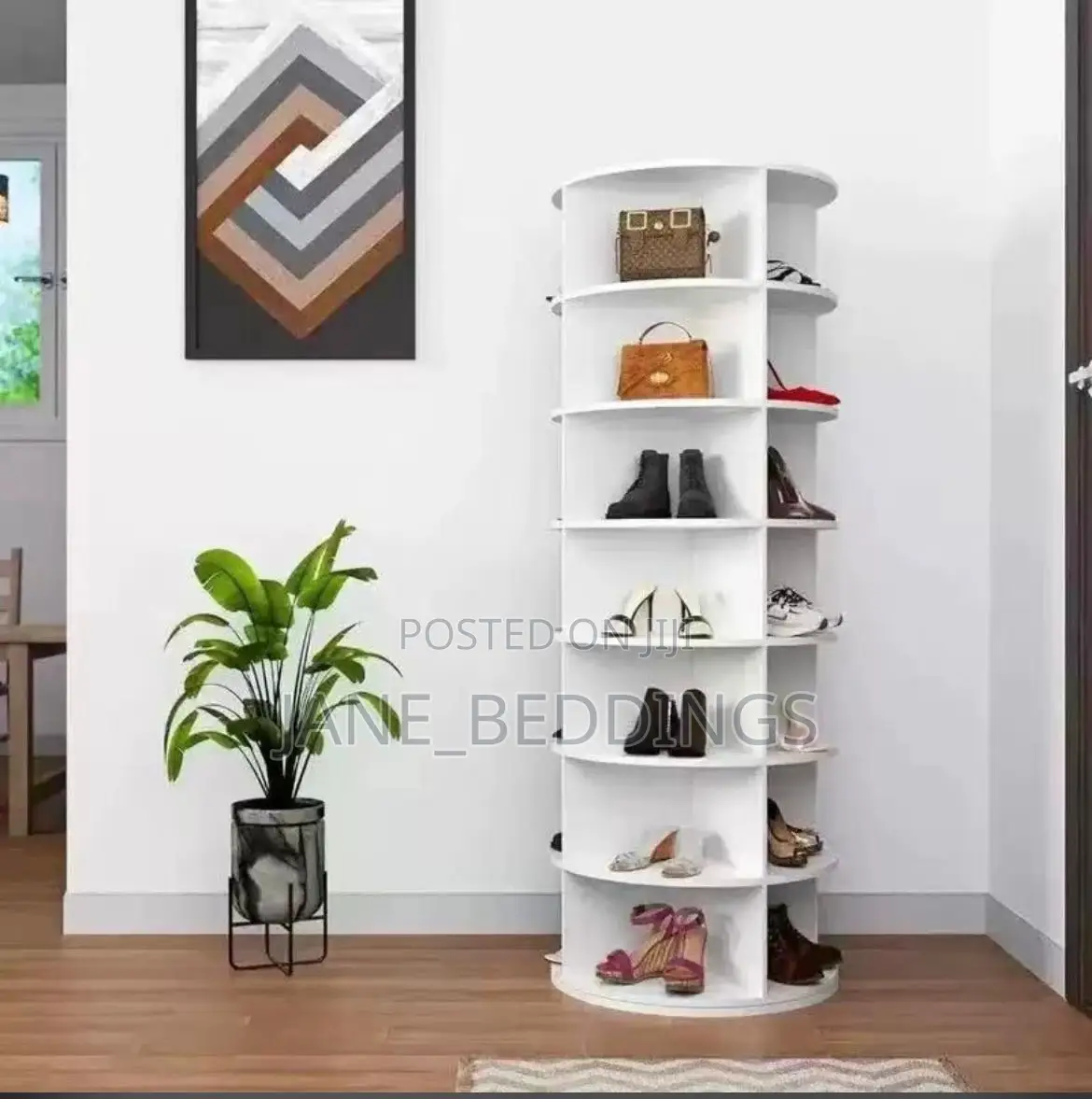 Rotating Shoe Rack