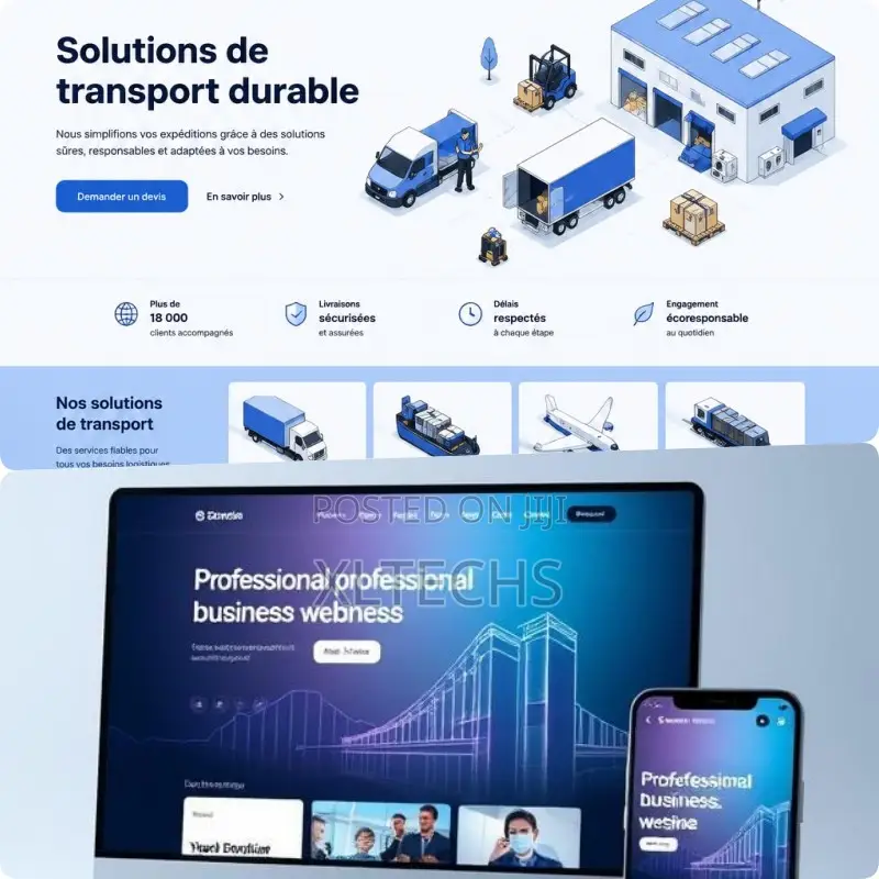 Professional Business Website Design Development in Ghana