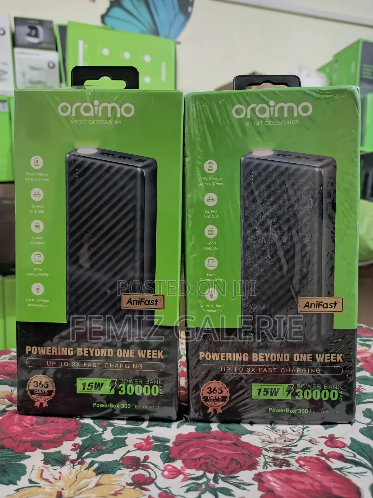 Oraimo Powerbox 300 Lite, 30000mah Power Bank
