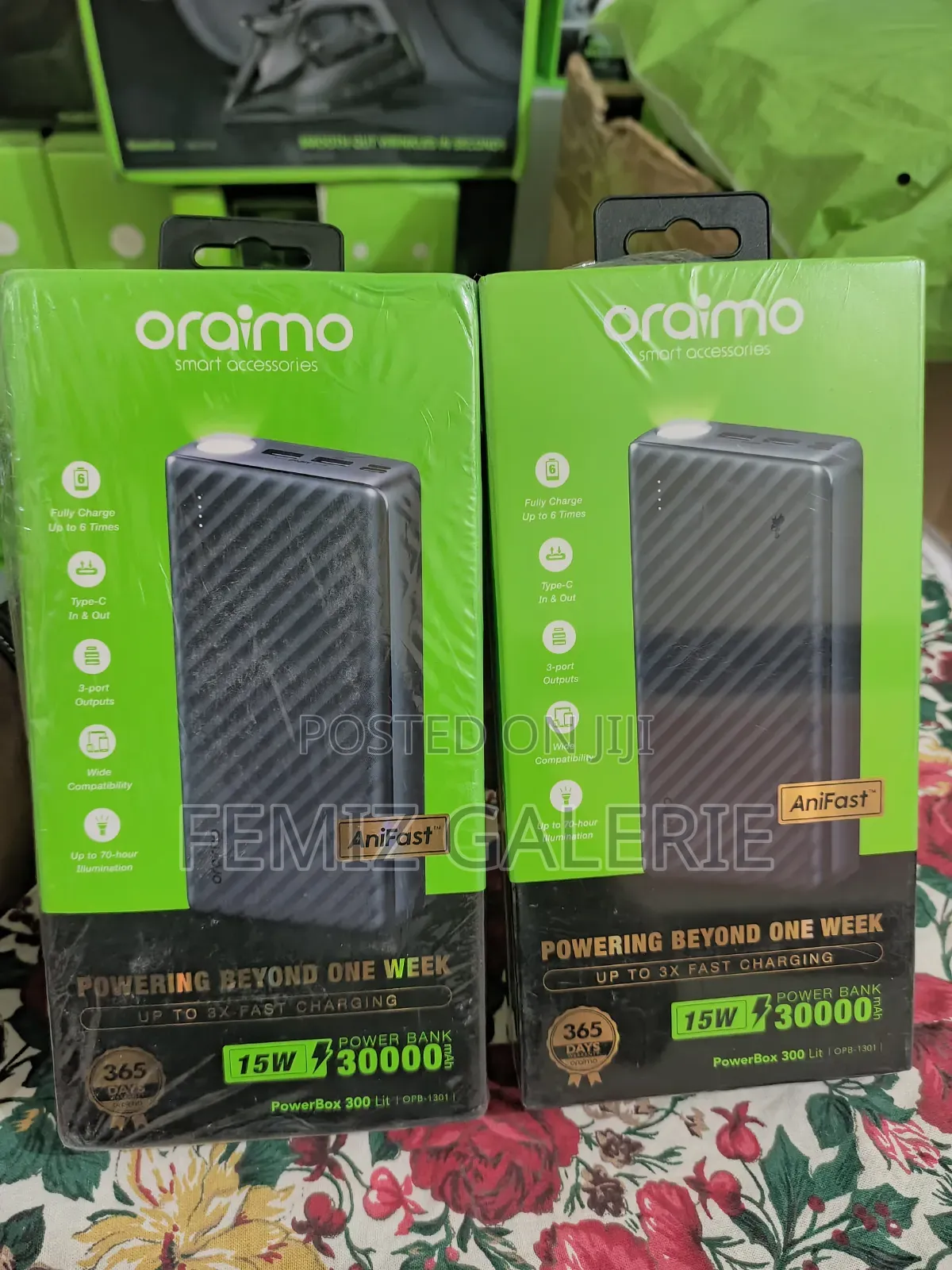 Oraimo Powerbox 300 Lite, 30000mah Power Bank