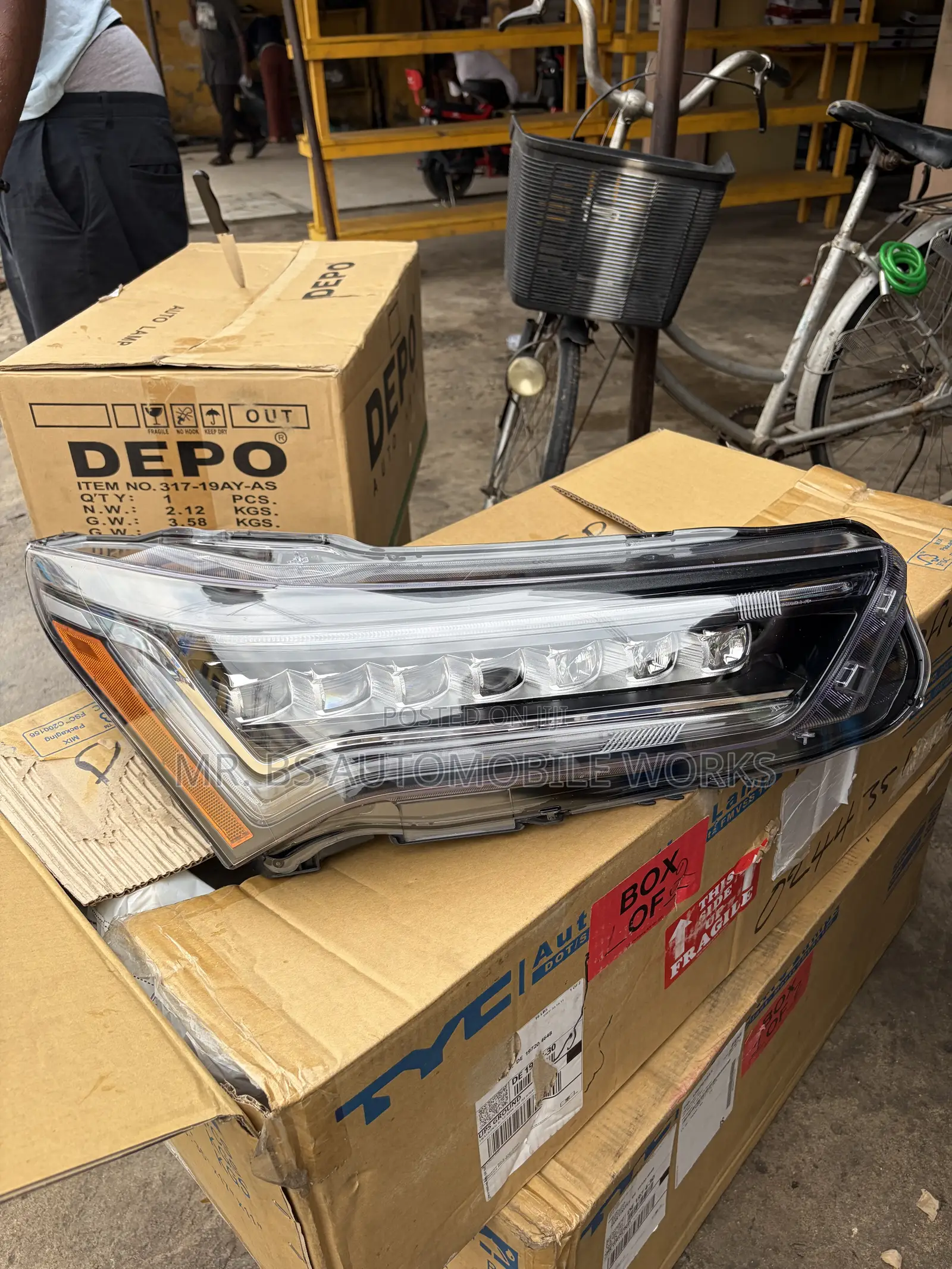 Acura RDX DEPO Headlight 2019 to 2025