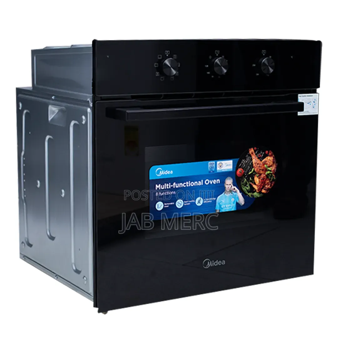 Discount Price Black Colour Midea 60cm Built in Oven Original Product