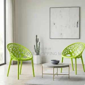 Modern Different Colors Geometric Bistro Dining Set With Glass Table