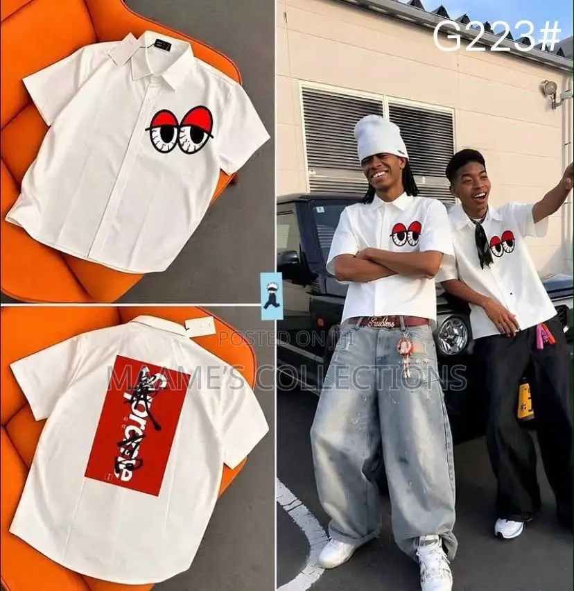 Supreme Graphic Short Sleeve Button-Up Shirt