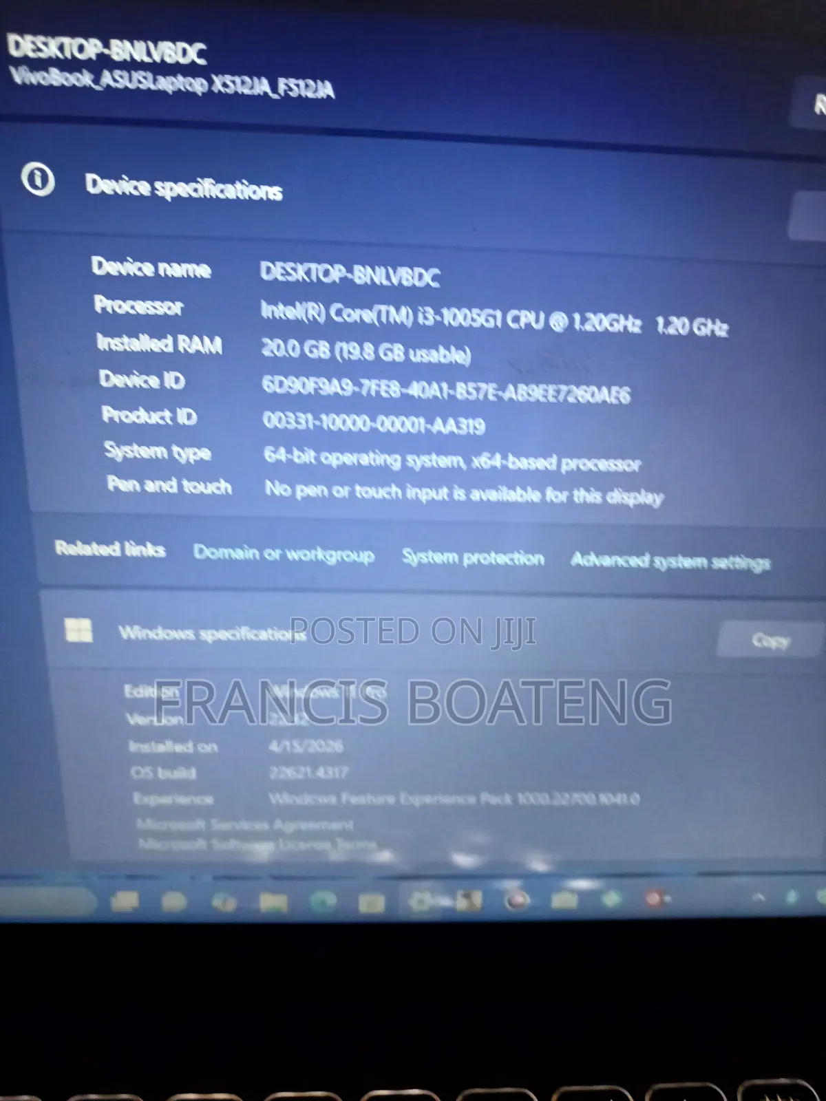 Laptop Asus VivoBook S451LA 20GB Intel Core i3 SSD 512GB
