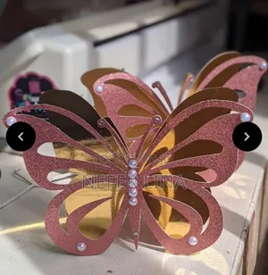 Butterflies and Cut Out Names Symbols for Decorative Purposes
