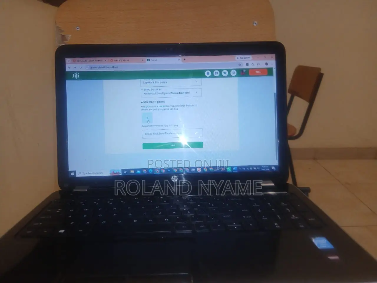 Laptop HP 15 8GB Intel Core i7 SSD 256GB