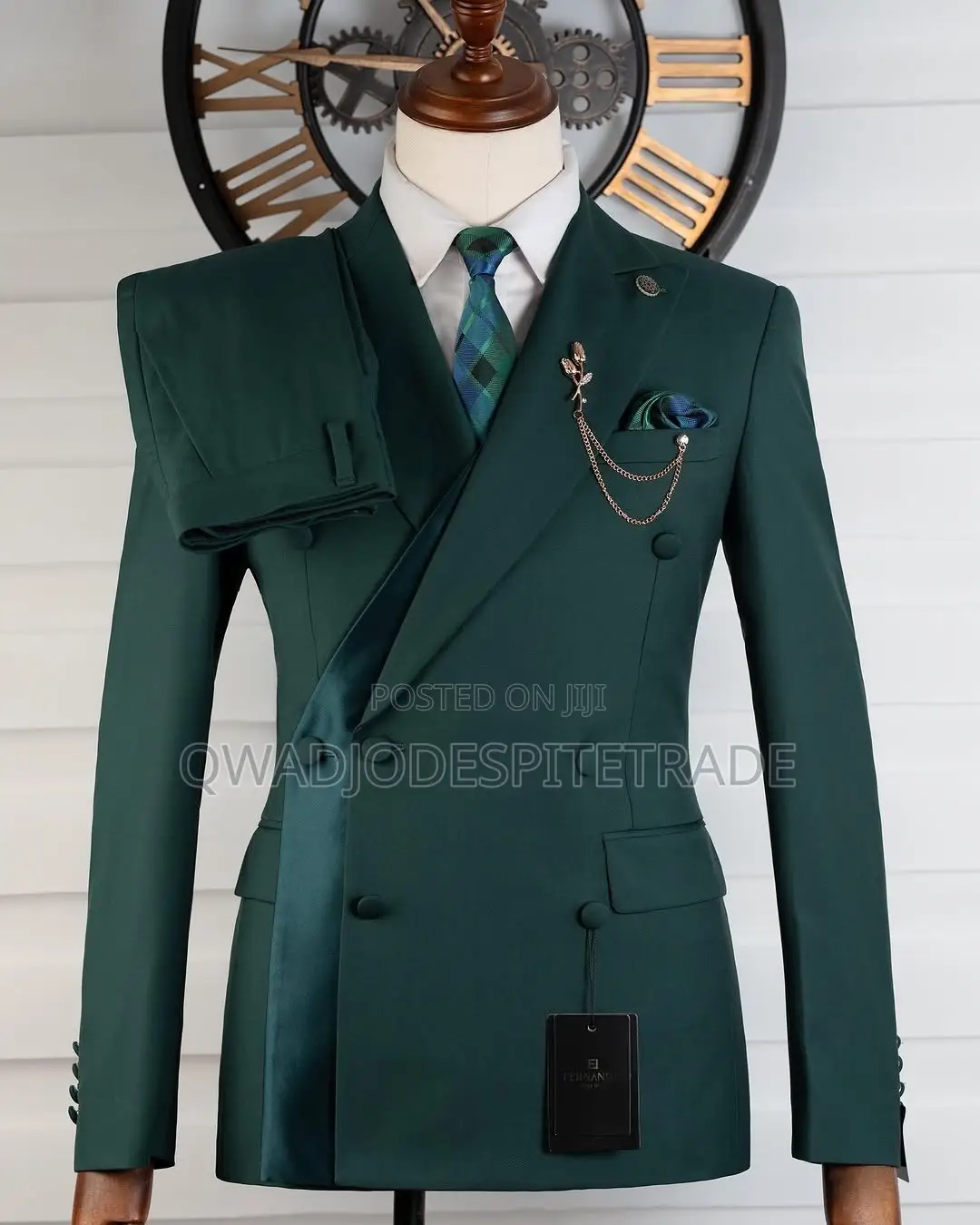 Double Breasted Turkish Suit