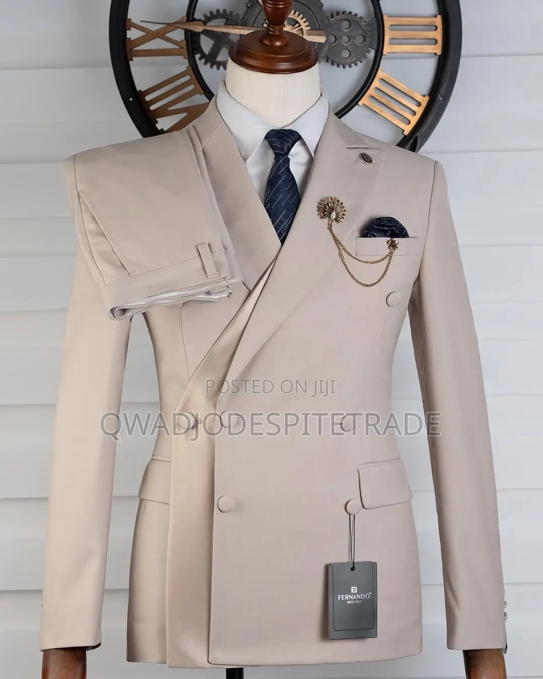 Double Breasted Turkish Suit