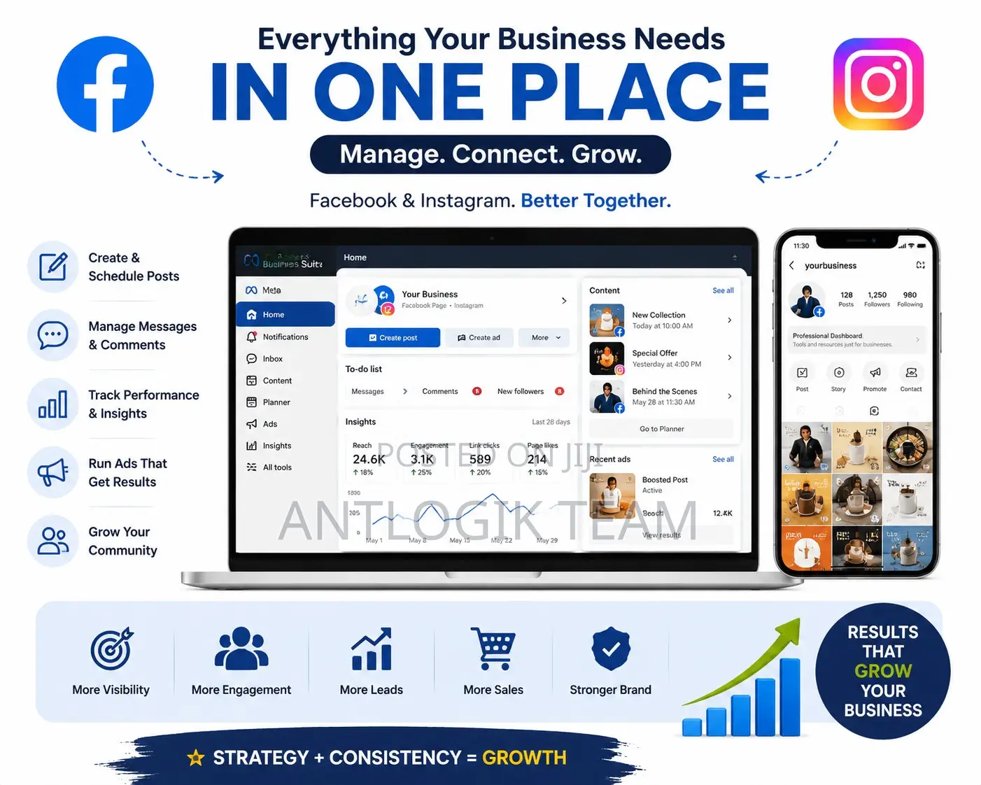 Get More Customers Online | Facebook Instagram Business Setup Ghana