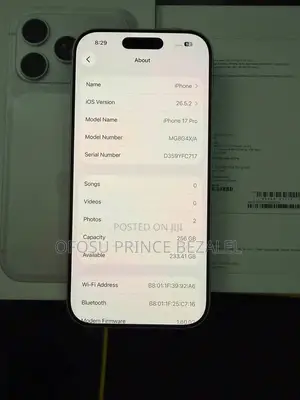 Apple iPhone 17 Pro 256 GB White