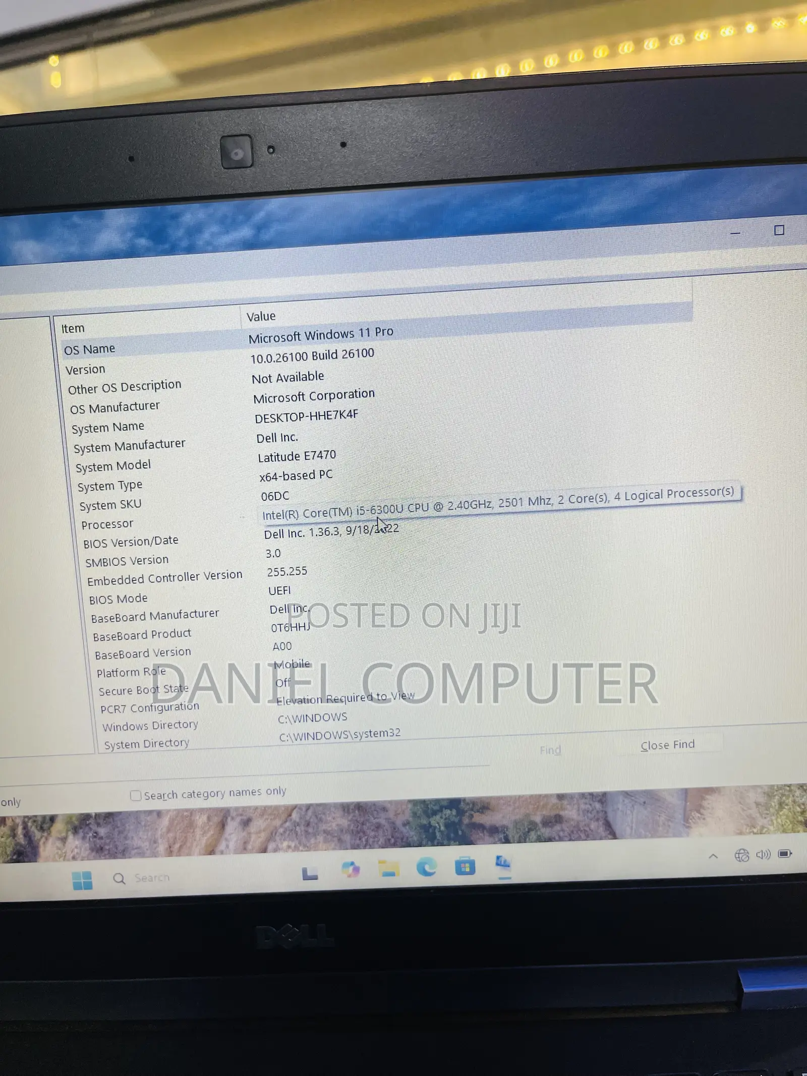 Laptop Dell Latitude E7470 8GB Intel Core i5 SSD 256GB