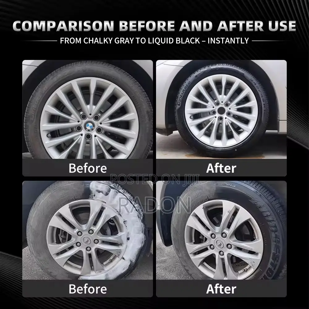 Quality Tire Form Cleaner. Tires Shine Like Crystals