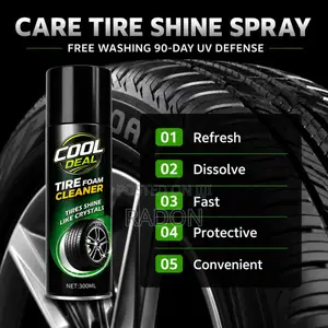 Quality Tire Form Cleaner. Tires Shine Like Crystals