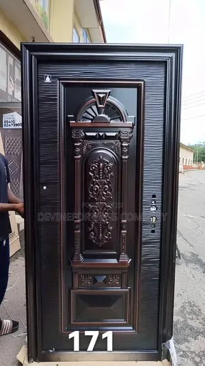 High Quality Anti Rust Splendor Security Single Golden and Black Door