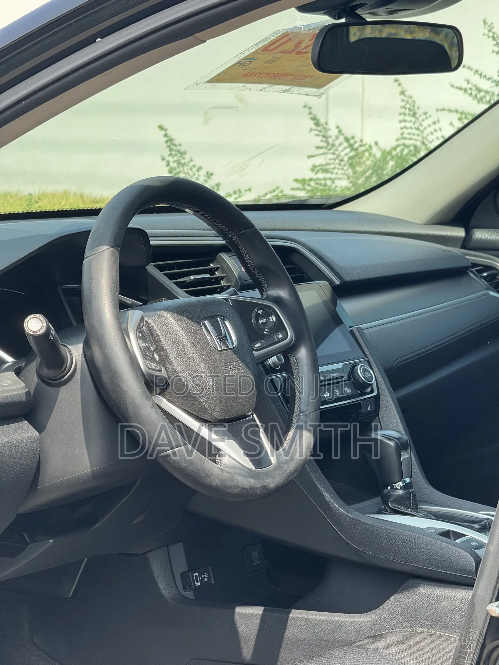 Honda Civic EX Sedan 2019 Black